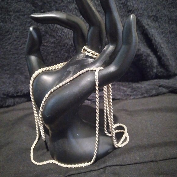 sterling 925 silver | Jewelry | 24 In Sterling Silver Rope Chain ...